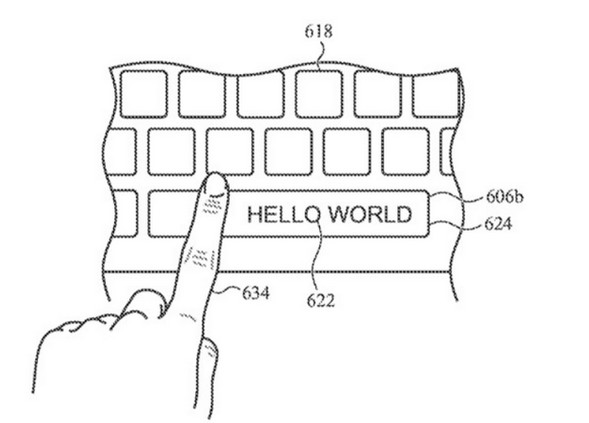 【专利速曝】苹果新专利曝光，键盘和触控板加了块显示屏