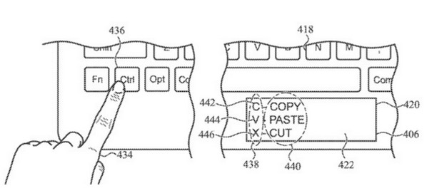【专利速曝】苹果新专利曝光，键盘和触控板加了块显示屏